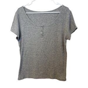 Cropped Top Light Heather Grey Soft XL